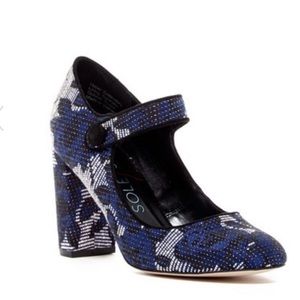 Sole Society Cosima black & blue Mary Jane pump 8